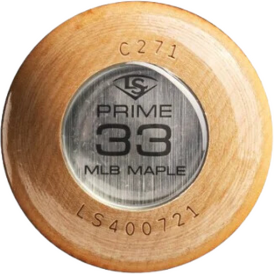 Louisville MLB Prime C271 Maple Baseball Bat knob bottom