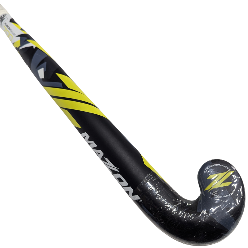 Mazon Fusion 700 Field Hockey Stick Black close-up with head curved right
