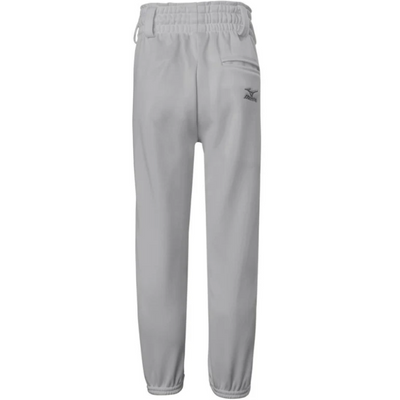 Mizuno MVP Pull Up Baseball Pants Youth grey back