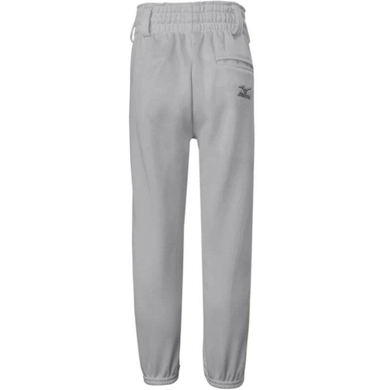 Mizuno MVP Pull Up Baseball Pants Youth grey back