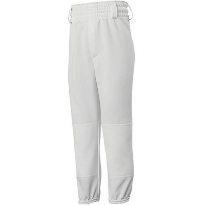 Mizuno MVP Pull Up Baseball Pants Youth white front