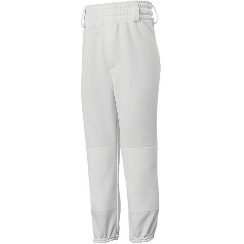 Mizuno MVP Pull Up Baseball Pants Youth white front