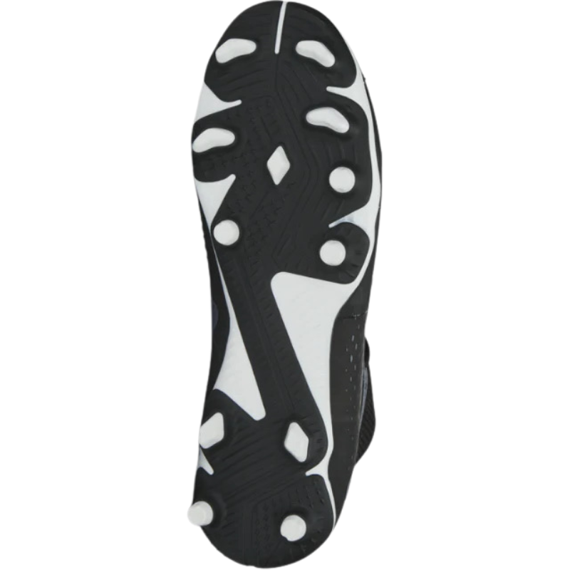 Puma Future Match FG/AG Soccer Cleats Junior Puma Black/Puma White bottom pointing up