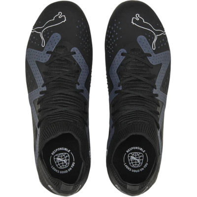 Puma Future Match FG/AG Soccer Cleats Junior Puma Black/Puma White top of both shoes pointing up