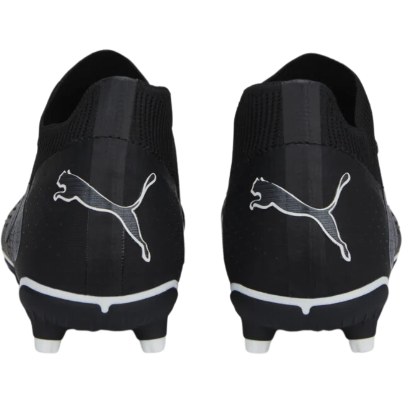 Puma Future Match FG/AG Soccer Cleats Junior Puma Black/Puma White back of both shoes