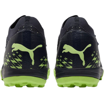 Puma Future Z 3.4 TT Soccer Turf Boots Black/Green Adult back of both shoes