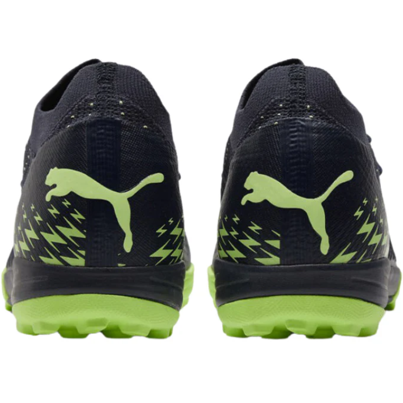 Puma Future Z 3.4 TT Soccer Turf Boots Black/Green Adult back of both shoes