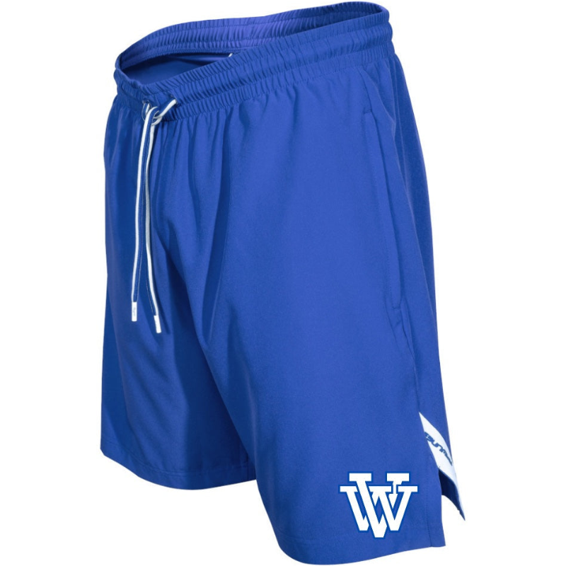 Rawlings ColorSync Training Shorts Small Logo Youth royal front side