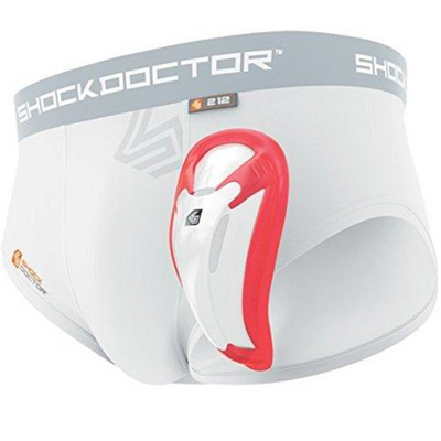 Shock Doctor Core Brief with BioFlex Cup Youth red cup