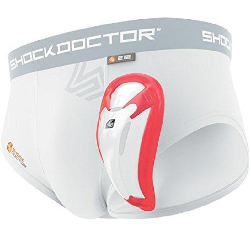 Shock Doctor Core Brief with BioFlex Cup Youth red cup