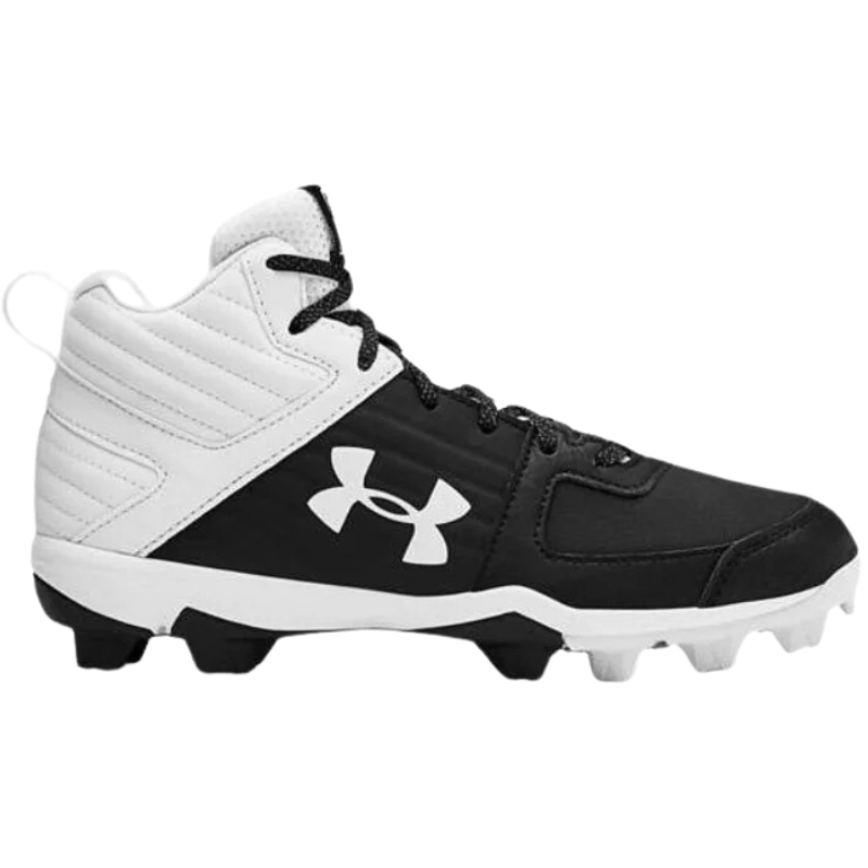 Under Armour Leadoff Mid RM Baseball Cleats Junior side pointing right