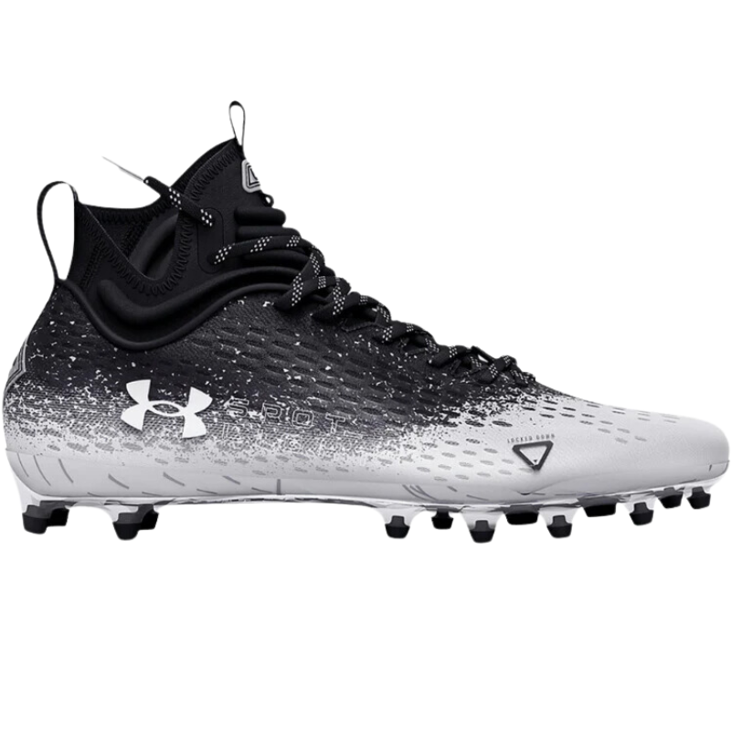 Under Armour Spotlight Lux MC 2.0 Football Cleats Senior black side pointing right