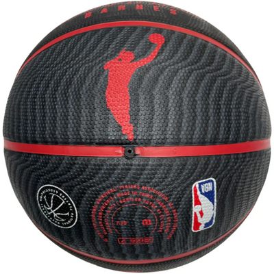 Wilson NBA Player Icon Outdoor Basketball Scottie Barnes showing logos and valve