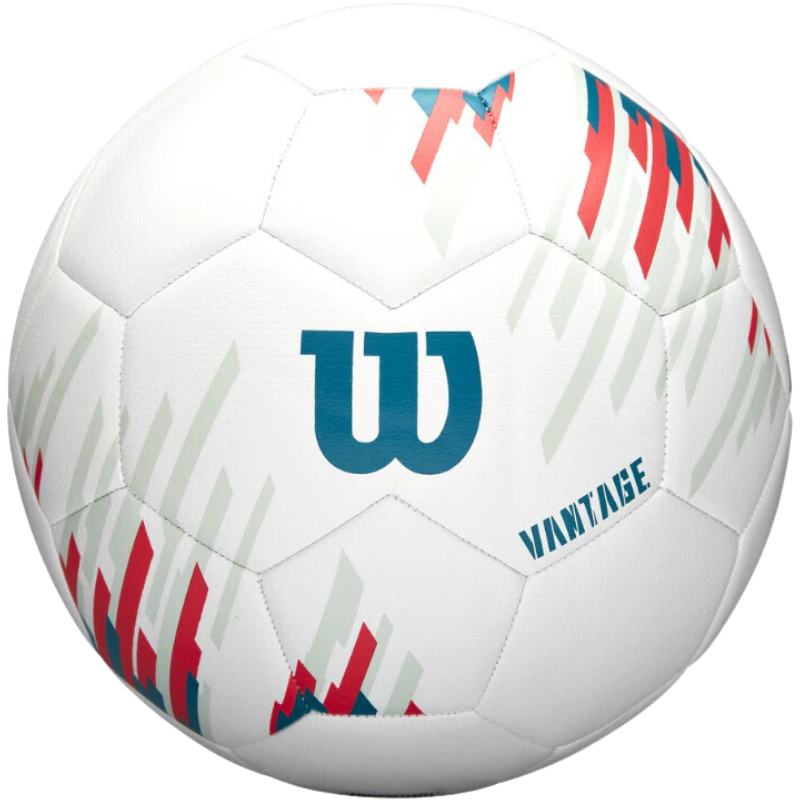Wilson NCAA Vantage Soccer Ball - Weiß/Gold/Schwarz Fußball Für Training & Spiel