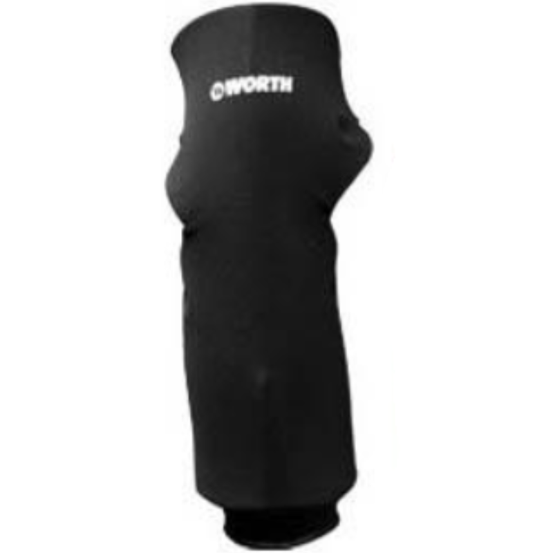 Worth Fastpitch Baseball Sliding Leg Guard front black