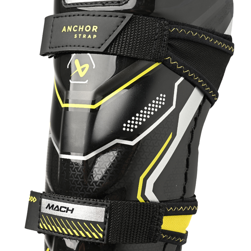 Bauer S23 Supreme Mach Hockey Shin Guards- Youth