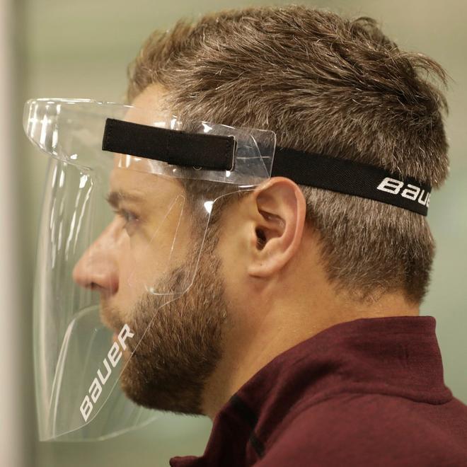 Bauer Integrated Cap Face Shield