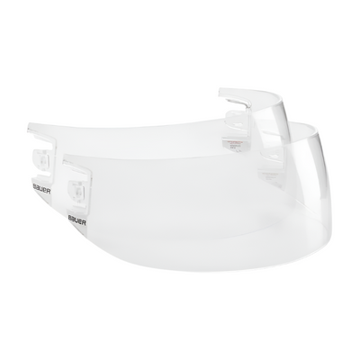 Bauer Pro-Clip 2-Pack Replacement Visors - Straight - Clear | Time Out Source For Sports
