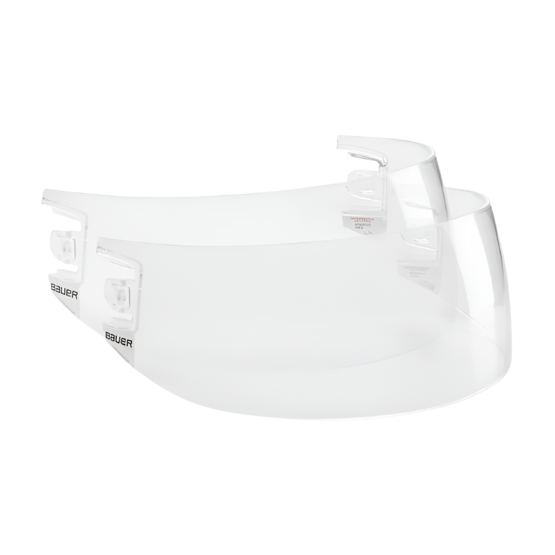 Bauer Pro-Clip 2-Pack Replacement Visors - Straight - Clear | Time Out Source For Sports