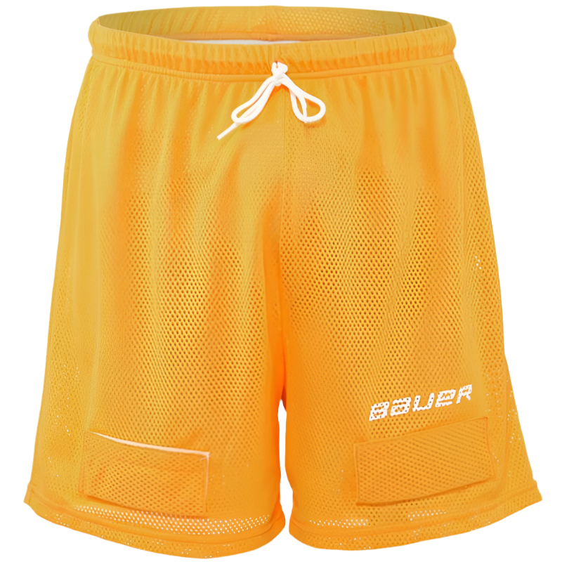 Bauer Core Mesh Jock Short Senior yellow front