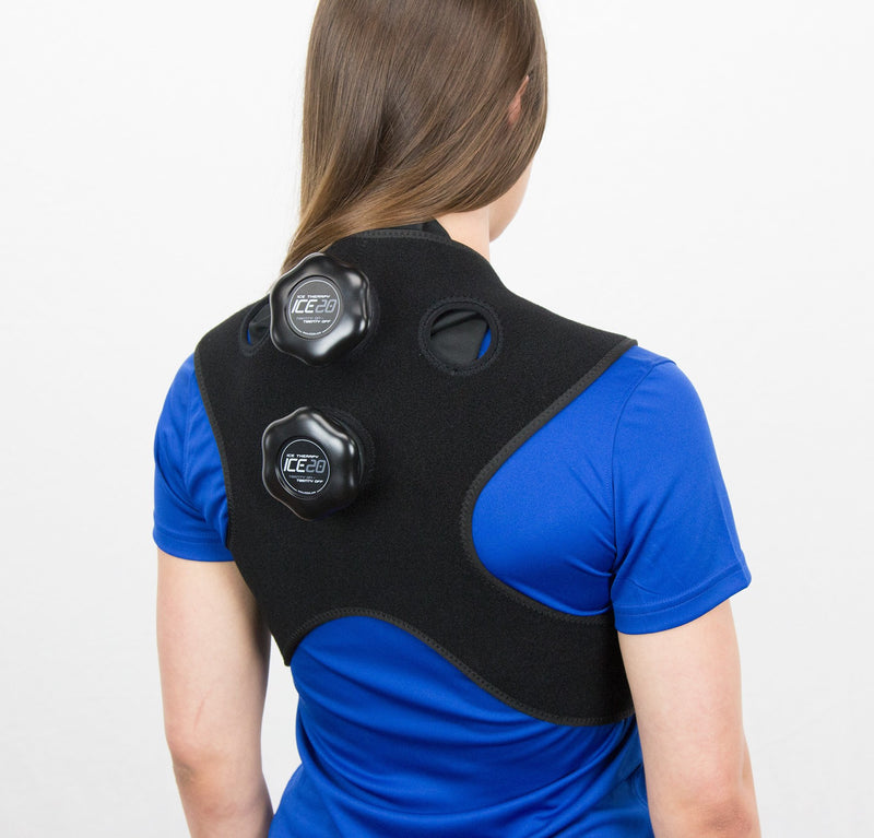 NEW Ice20 Neck/Traps Ice Compression Wrap | Time Out Source For Sports