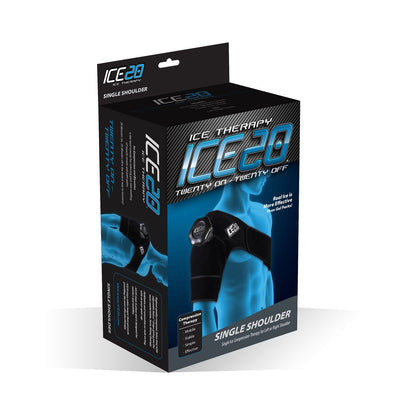 NEW Ice20 Single Shoulder Ice Compression Wrap | Time Out Source For Sports