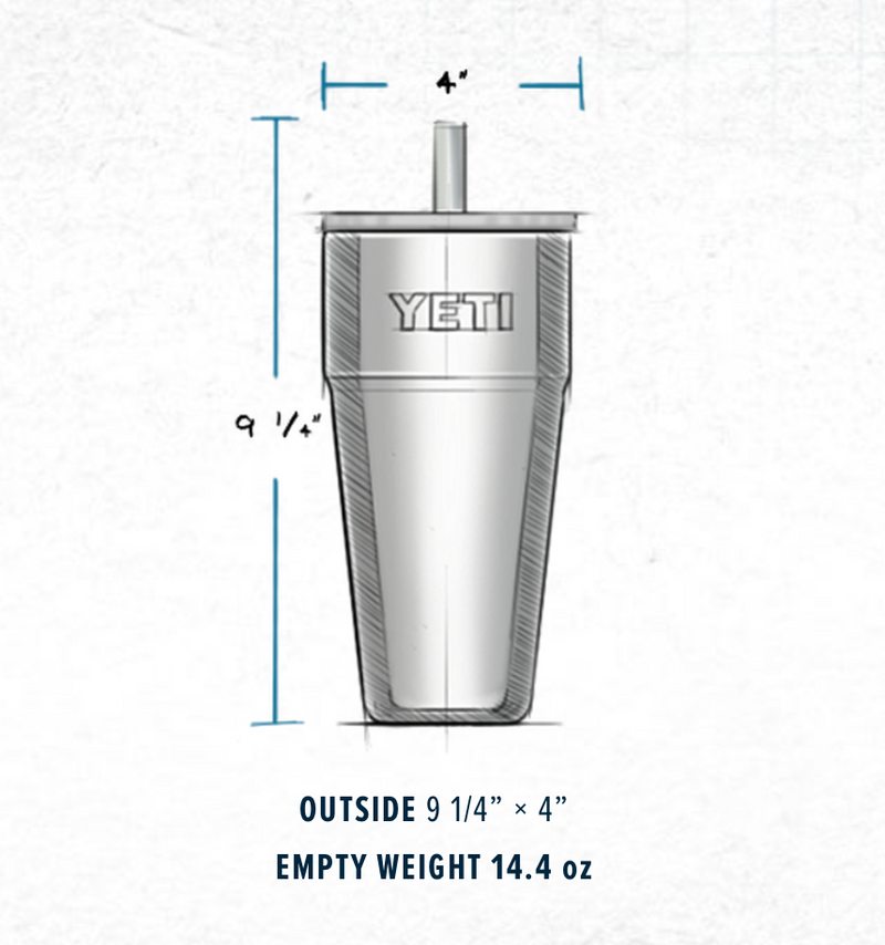 YETI Rambler 26oz Stackable Cup w/ Straw Lid