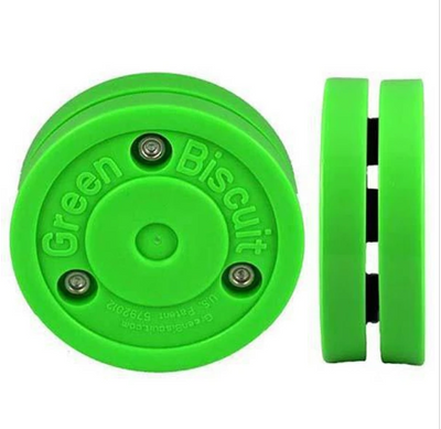 Green Biscuit Pro Stick Handling Puck | Time Out Source For Sports