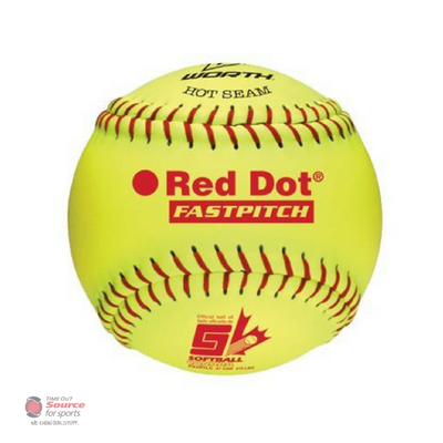 Worth PX2RYLC 12" Red Dot Softball | Time Out Source For Sports