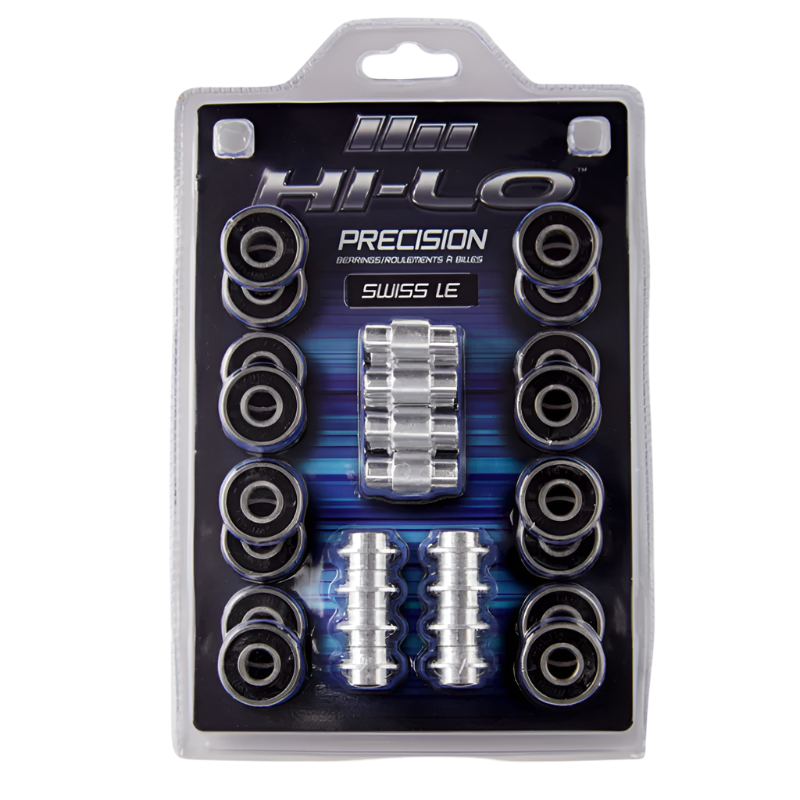 Bauer Hi-Lo RH S19 Swiss LE 608 Bearings in clear plastic packaging