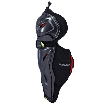 Bauer S22 Vapor Velocity Hockey Shin Guards- Junior- Source Exclusive